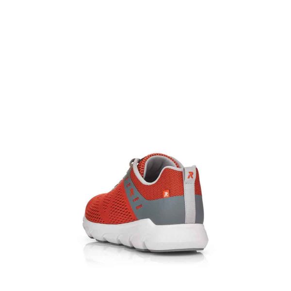 Rieker EVOLUTION Men's shoes | Style 07806 Athletic Lace-up - Orange | Free Delivery