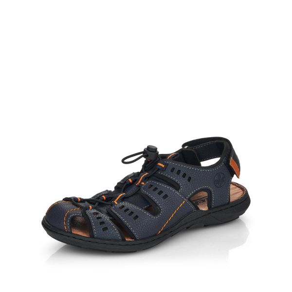 Rieker Men's sandals | Style 22021 Athletic Trekking - Blue | Free Delivery