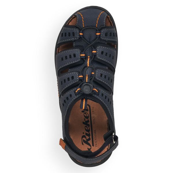 Rieker Men's sandals | Style 22021 Athletic Trekking - Blue | Free Delivery
