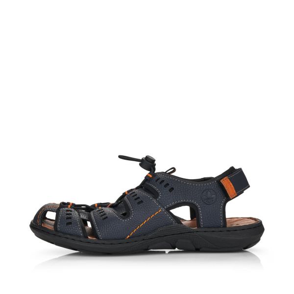 Rieker Men's sandals | Style 22021 Athletic Trekking - Blue | Free Delivery