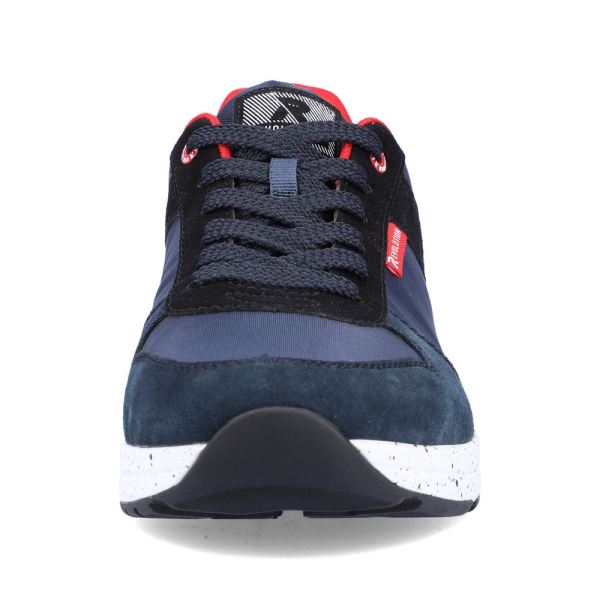 Rieker EVOLUTION Men's shoes | Style 07002 Athletic Lace-up - Blue Combination | Free Delivery