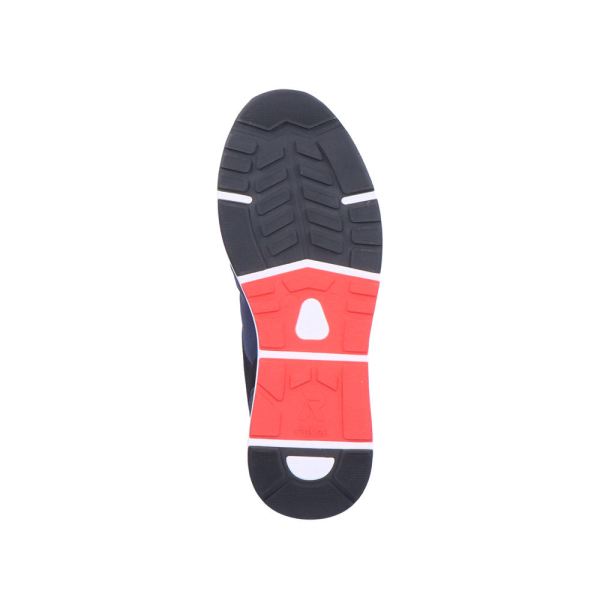 Rieker EVOLUTION Men's shoes | Style 07002 Athletic Lace-up - Blue Combination | Free Delivery