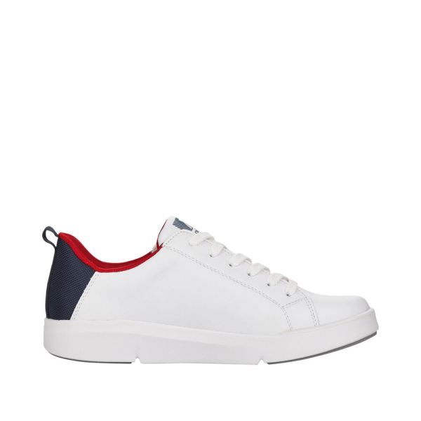 Rieker EVOLUTION Women's shoes | Style 41906 Athletic Lace-up with zip - White | Free Delivery