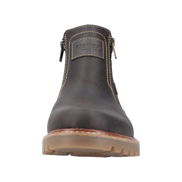 Rieker Leather Men's Boots| 39871 Ankle BootsFiber Grip - Brown | Free Delivery