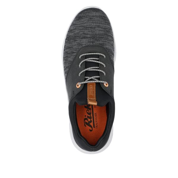 Rieker Men's shoes | Style 13150 Athletic Slip-on - Black | Free Delivery