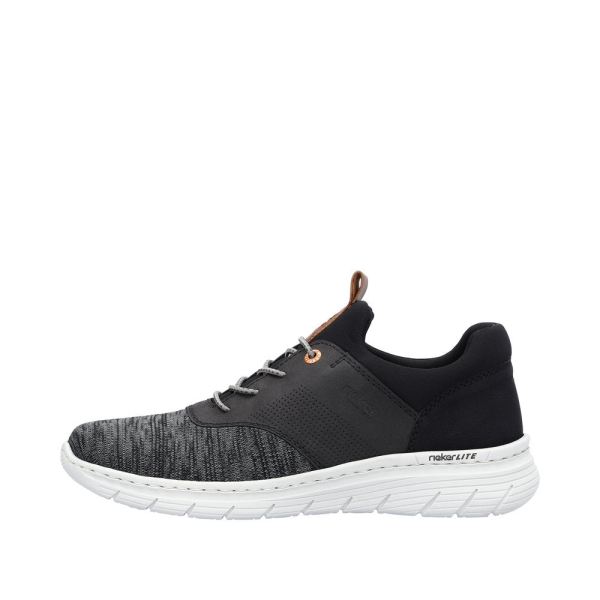 Rieker Men's shoes | Style 13150 Athletic Slip-on - Black | Free Delivery