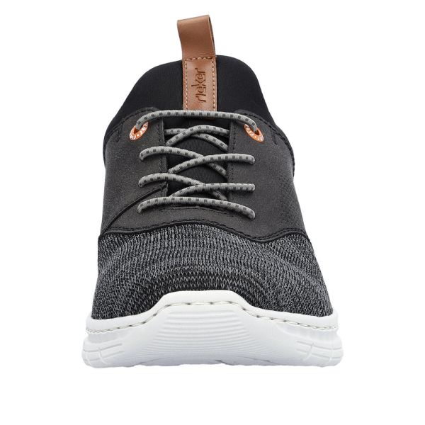Rieker Men's shoes | Style 13150 Athletic Slip-on - Black | Free Delivery