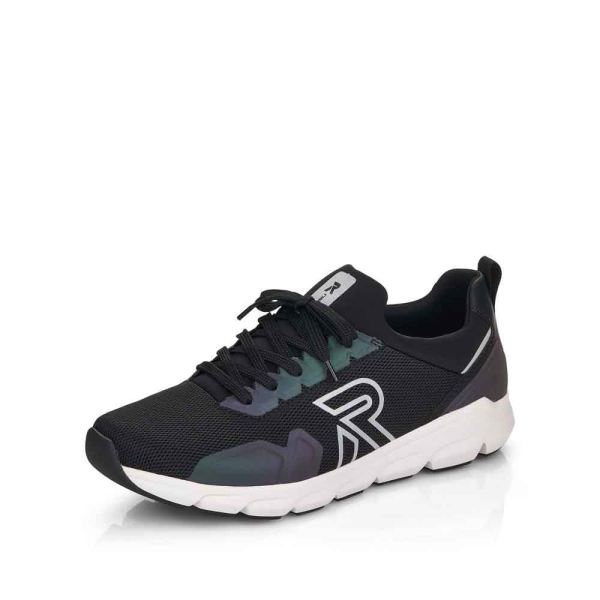 Rieker EVOLUTION Men's shoes | Style 07802 Athletic Lace-up - Black | Free Delivery