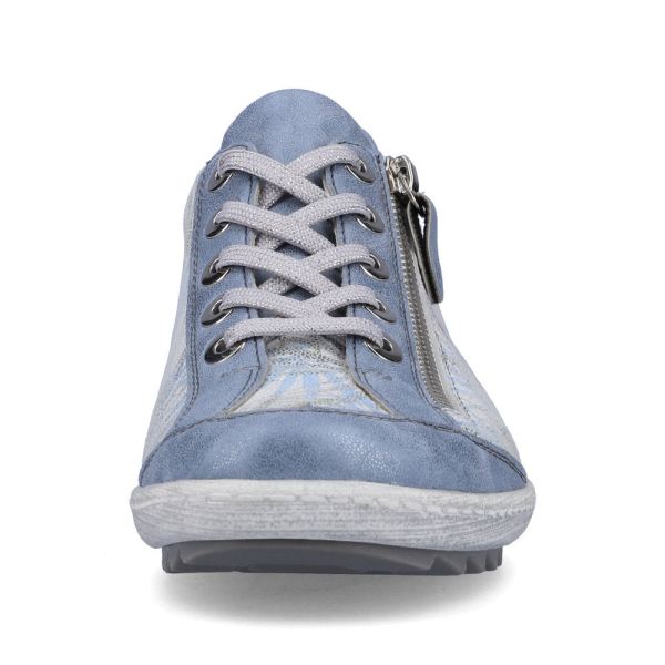 Remonte Women's shoes | Style R1402 Casual Lace-up with zip - Blue Combination | Free Delivery