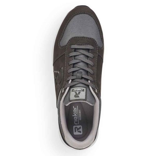 Rieker EVOLUTION Men's shoes | Style 07601 Athletic Lace-up - Grey | Free Delivery