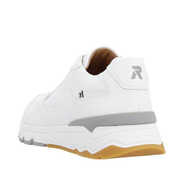 Rieker EVOLUTION Men's shoes | Style U0901 Athletic Lace-up - White | Free Delivery