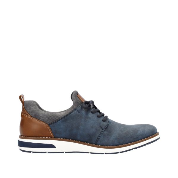 Rieker Men's shoes | Style 11351 Casual Slip-on - Blue | Free Delivery