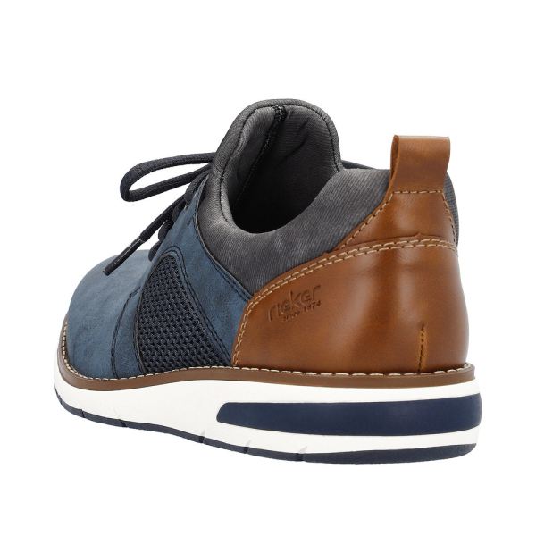 Rieker Men's shoes | Style 11351 Casual Slip-on - Blue | Free Delivery