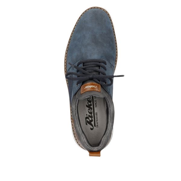 Rieker Men's shoes | Style 11351 Casual Slip-on - Blue | Free Delivery