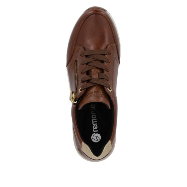 Remonte Leather Women's shoes| D0T03 - Brown Combination | Free Delivery