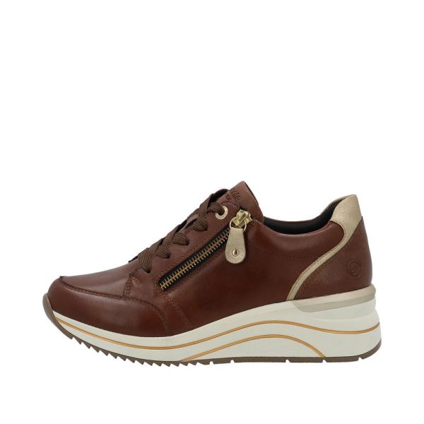 Remonte Leather Women's shoes| D0T03 - Brown Combination | Free Delivery