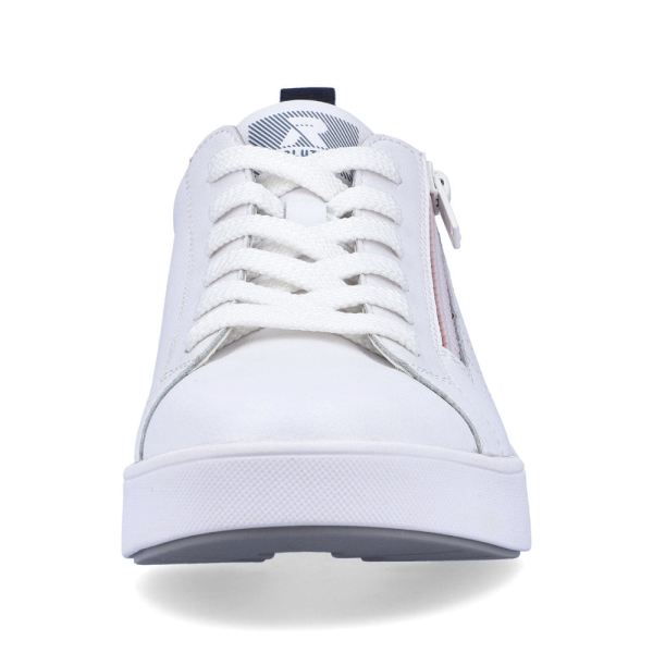 Rieker EVOLUTION Women's shoes | Style 41906 Athletic Lace-up with zip - White | Free Delivery