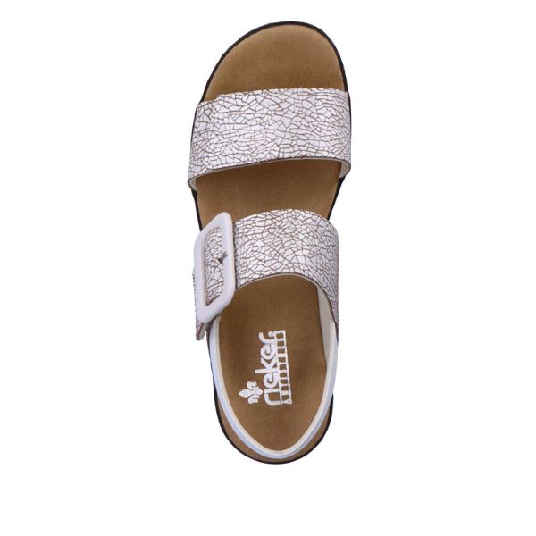 Rieker Women's sandals | Style 62950 Casual Sandal - White | Free Delivery