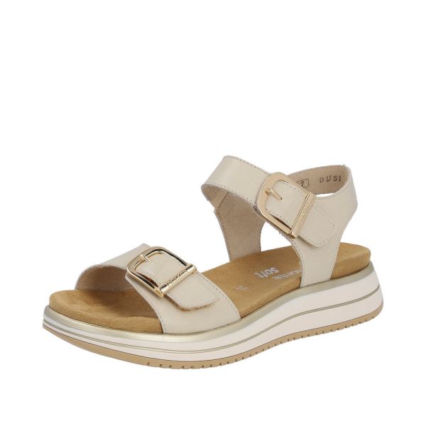 Remonte Women's sandals | Style D1J51 Casual Sandal - White | Free Delivery