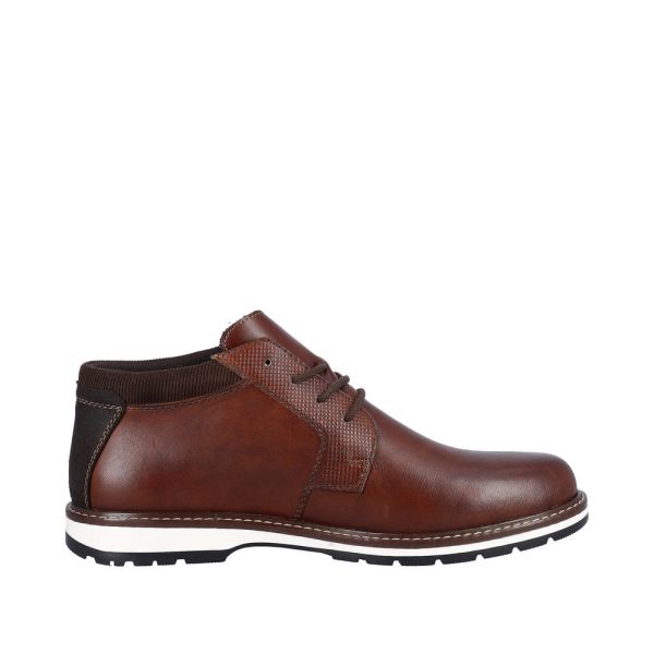 Rieker Leather Men's Boots| 10500 Ankle Boots - Red | Free Delivery