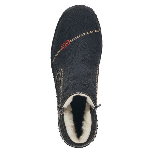 Rieker Synthetic Material Women's short boots| L4270 Ankle Boots - Black | Free Delivery