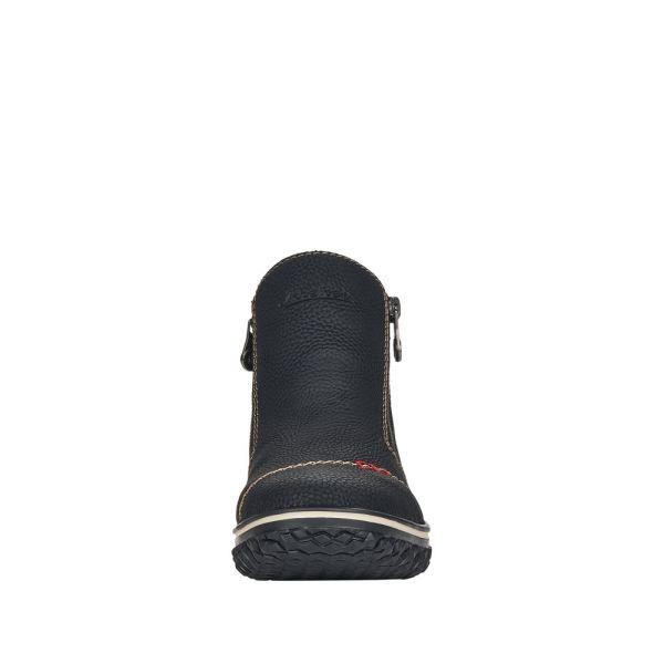 Rieker Synthetic Material Women's short boots| L4270 Ankle Boots - Black | Free Delivery