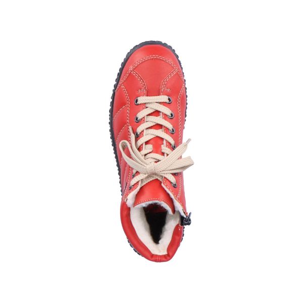 Rieker Synthetic leather Women's Short Boots| Z4215 Ankle Boots - Red | Free Delivery