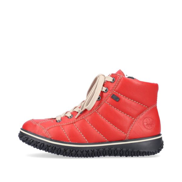 Rieker Synthetic leather Women's Short Boots| Z4215 Ankle Boots - Red | Free Delivery