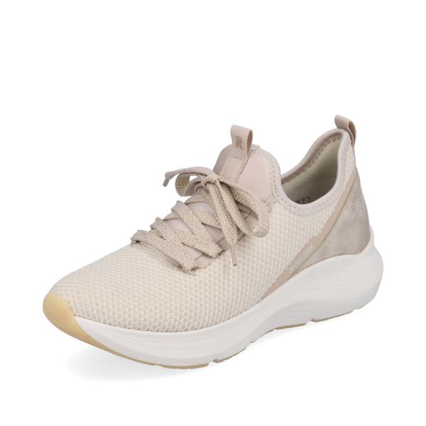 Rieker EVOLUTION Women's shoes | Style 42109 Athletic Slip-on - Beige | Free Delivery