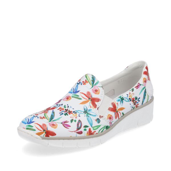 Rieker Women's shoes | Style 53766 Casual Slip-on - Multi | Free Delivery