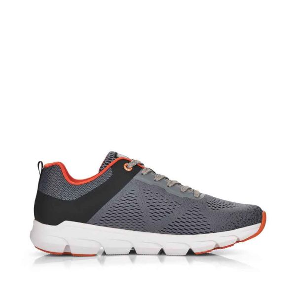 Rieker EVOLUTION Men's shoes | Style 07806 Athletic Lace-up - Grey | Free Delivery