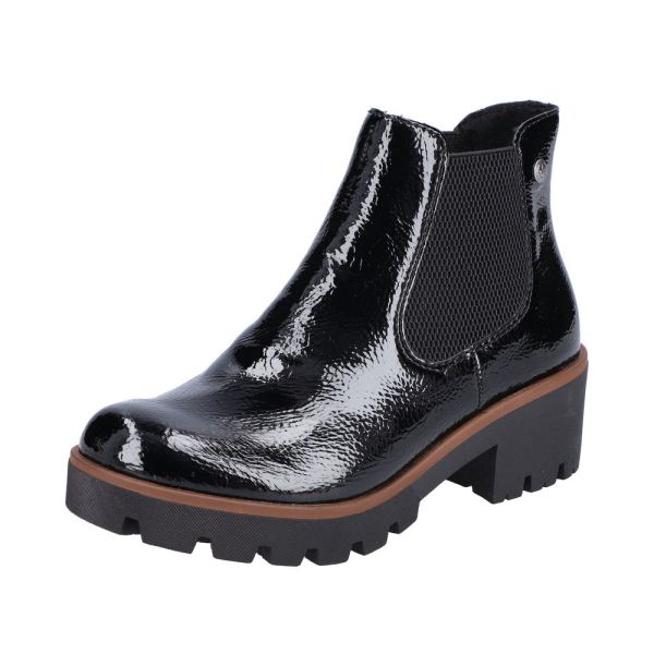 Rieker Synthetic Material Women's short boots | 79265 Ankle Boots - Black | Free Delivery