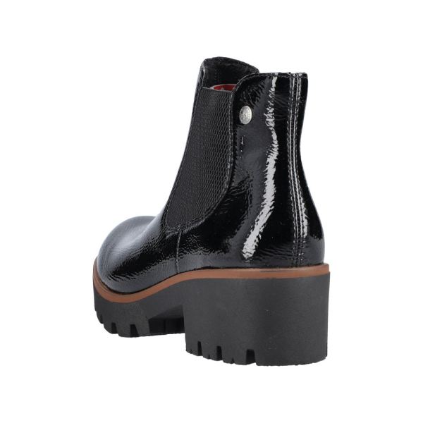 Rieker Synthetic Material Women's short boots | 79265 Ankle Boots - Black | Free Delivery