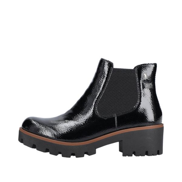 Rieker Synthetic Material Women's short boots | 79265 Ankle Boots - Black | Free Delivery