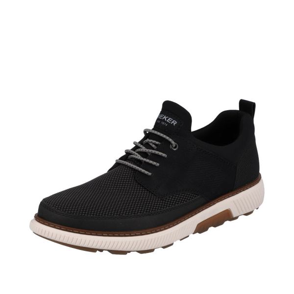 Rieker Men's shoes | Style B3354 Athletic Slip-on - Black | Free Delivery