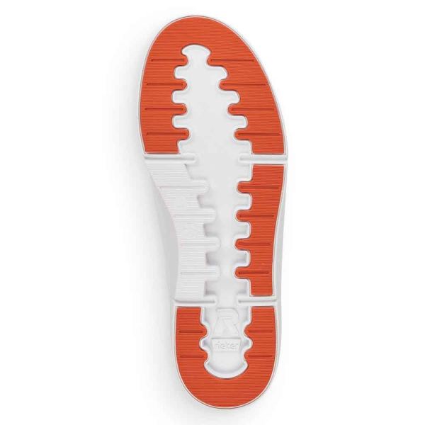 Rieker EVOLUTION Women's shoes | Style 41901 Athletic Lace-up - White Combination | Free Delivery