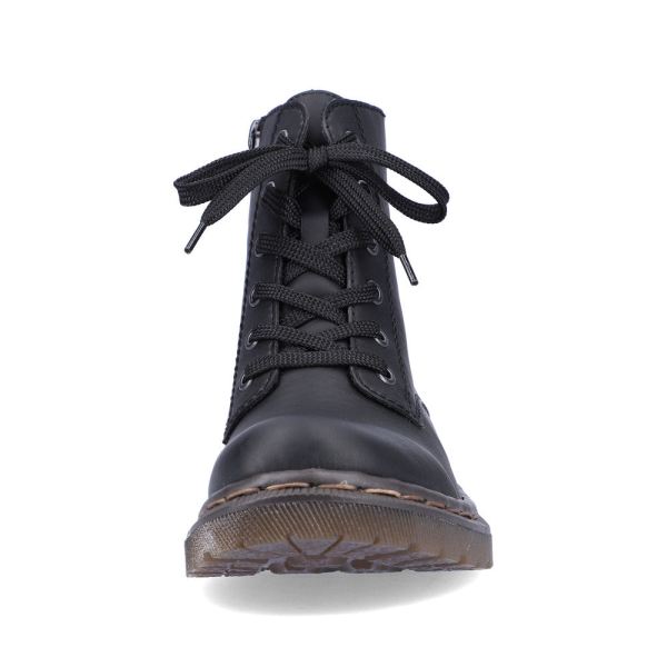 Rieker Synthetic leather Women's short boots | 78240 Ankle Boots - Black | Free Delivery