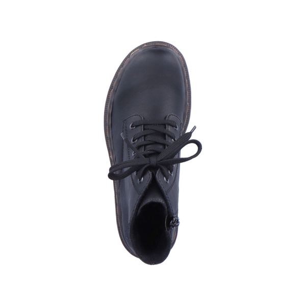 Rieker Synthetic leather Women's short boots | 78240 Ankle Boots - Black | Free Delivery