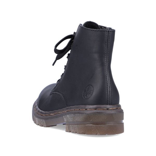 Rieker Synthetic leather Women's short boots | 78240 Ankle Boots - Black | Free Delivery