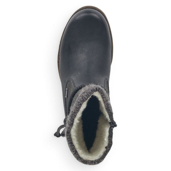 Rieker Synthetic Material Women's short boots| 79688 Ankle Boots - Black | Free Delivery