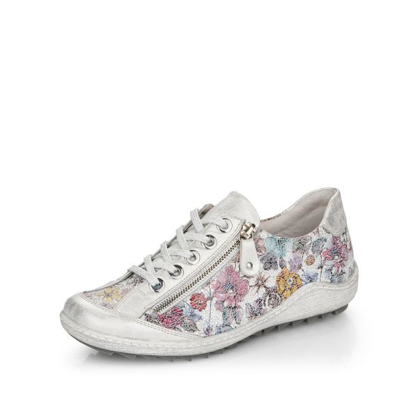 Remonte Women's shoes | Style R1402 Casual Lace-up with zip - Multi | Free Delivery