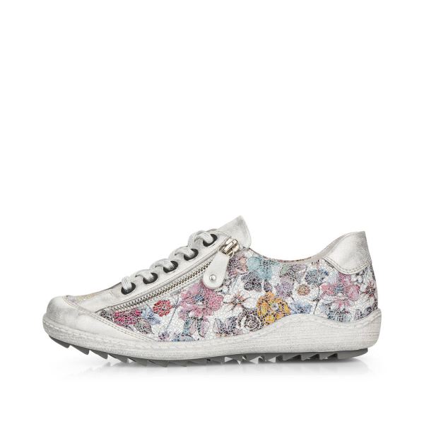 Remonte Women's shoes | Style R1402 Casual Lace-up with zip - Multi | Free Delivery