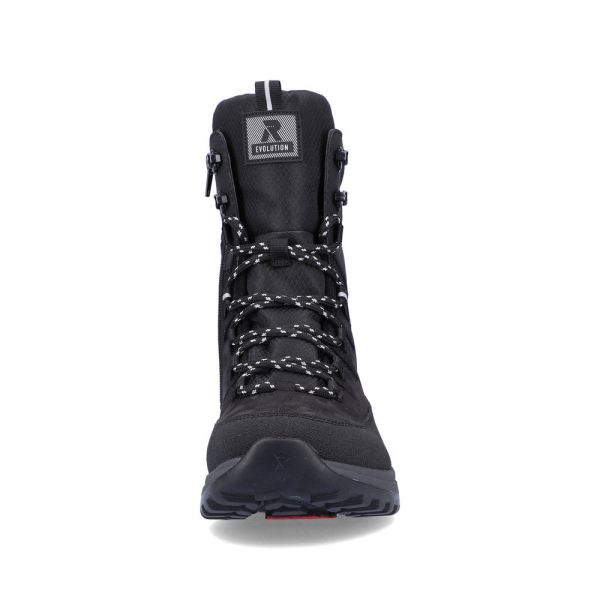 Rieker EVOLUTION Synthetic leather Men's boots | U0171 Ankle Boots Fiber Grip - Black | Free Delivery