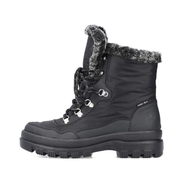 Rieker Textile Women's Mid height boots| X9034 Mid-height Boots - Black | Free Delivery