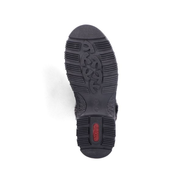 Rieker Textile Women's Mid height boots| X9034 Mid-height Boots - Black | Free Delivery