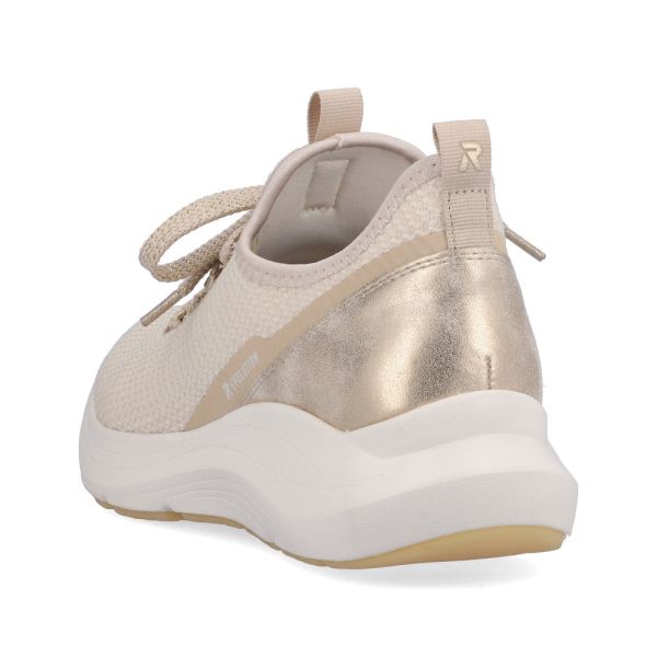 Rieker EVOLUTION Women's shoes | Style 42109 Athletic Slip-on - Beige | Free Delivery