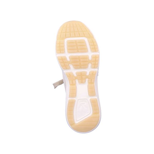 Rieker EVOLUTION Women's shoes | Style 42109 Athletic Slip-on - Beige | Free Delivery