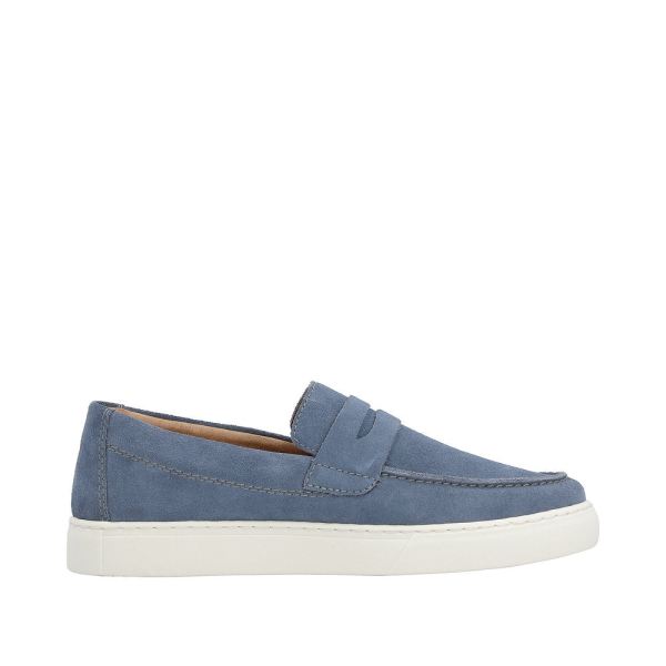 Rieker EVOLUTION Men's shoes | Style U0703 Casual Slip-on - Blue | Free Delivery