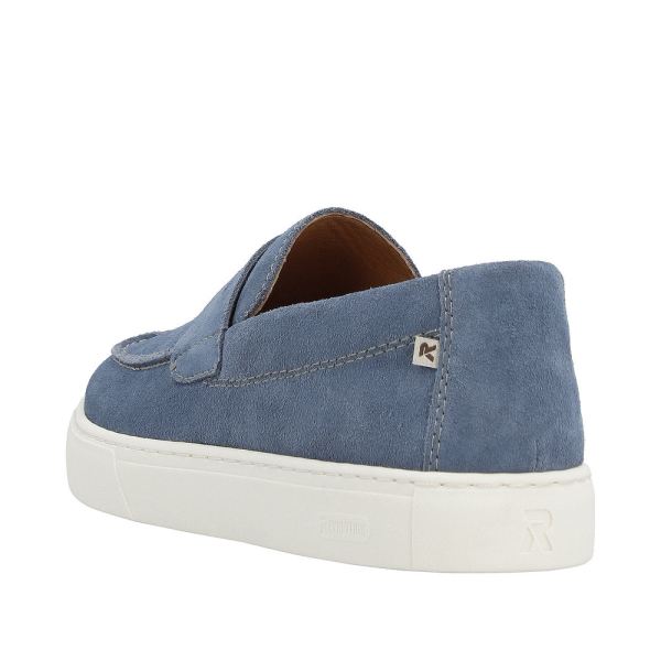 Rieker EVOLUTION Men's shoes | Style U0703 Casual Slip-on - Blue | Free Delivery