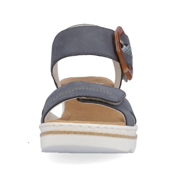 Rieker Women's sandals | Style 67476 Dress Sandal - Blue Combination | Free Delivery